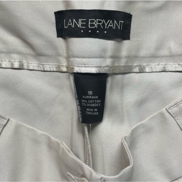 NEW Lane Bryant Ivory Houston Wide Leg Trouser Pants Career Capsule Comfort 16 - Picture 6 of 8